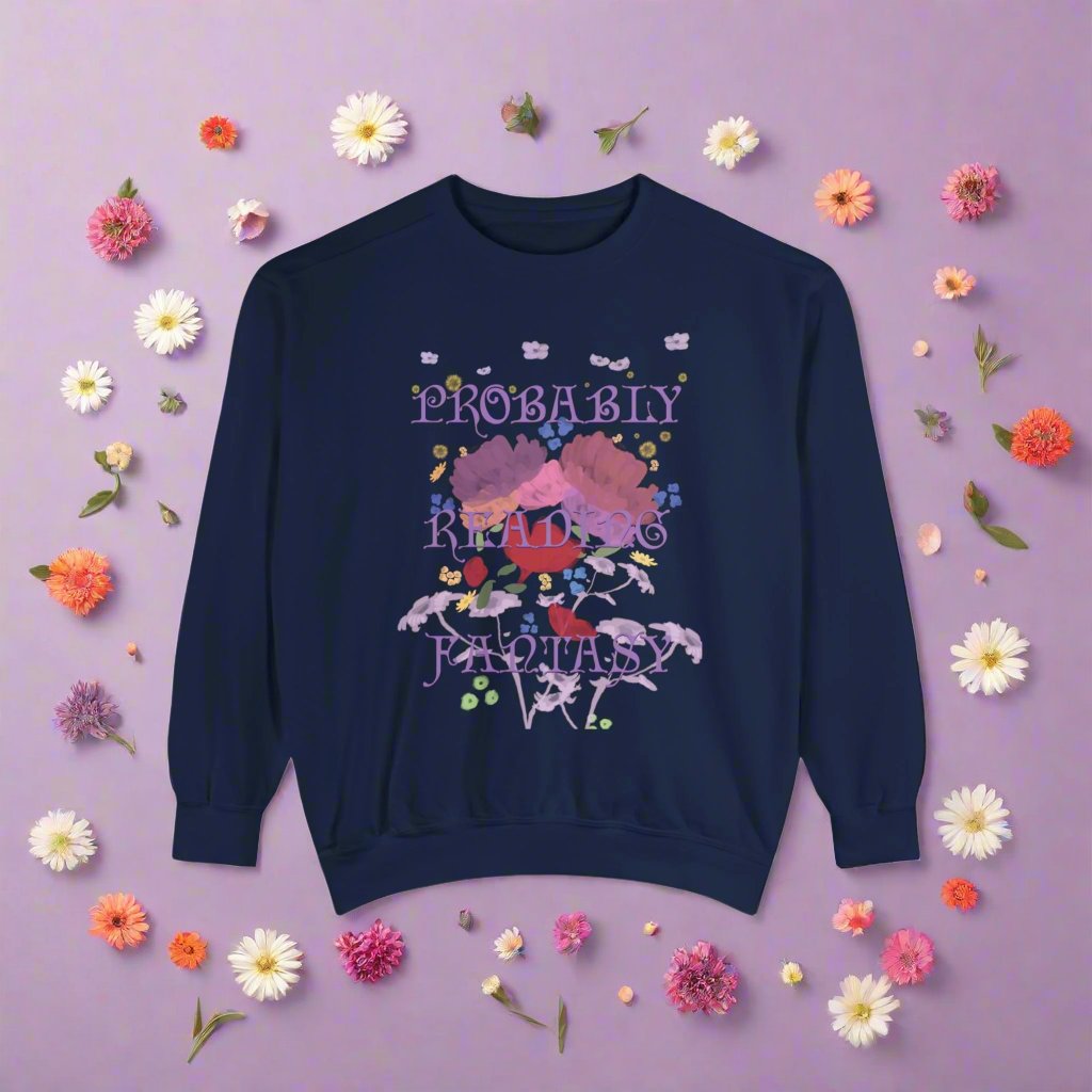 Probably Reading Fantasy Crewneck Sweatshirt - Comfort Colors