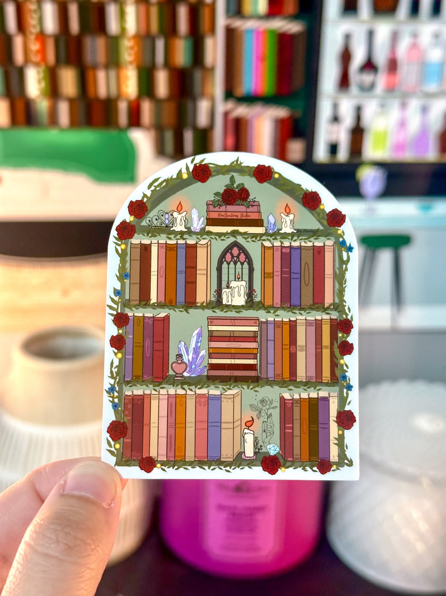 The Fairytale Bookshelf Sticker