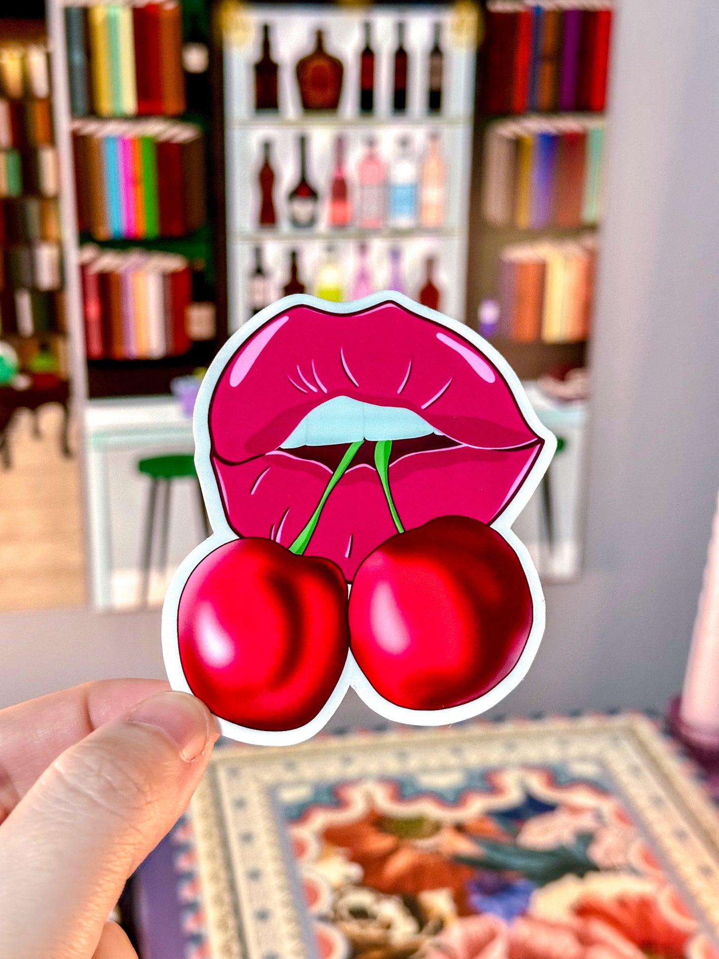 Sweet Cherry Lips Sticker