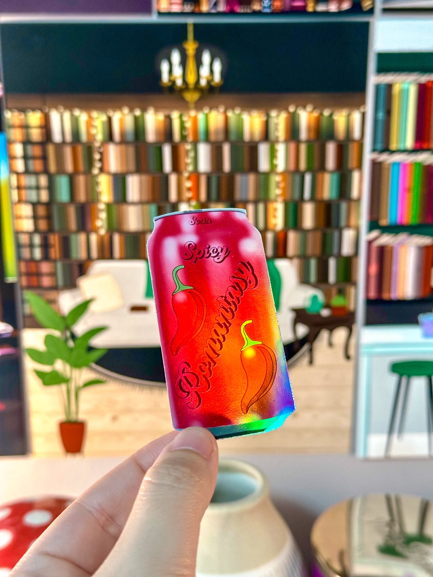 Spicy Romantasy Soda Sticker