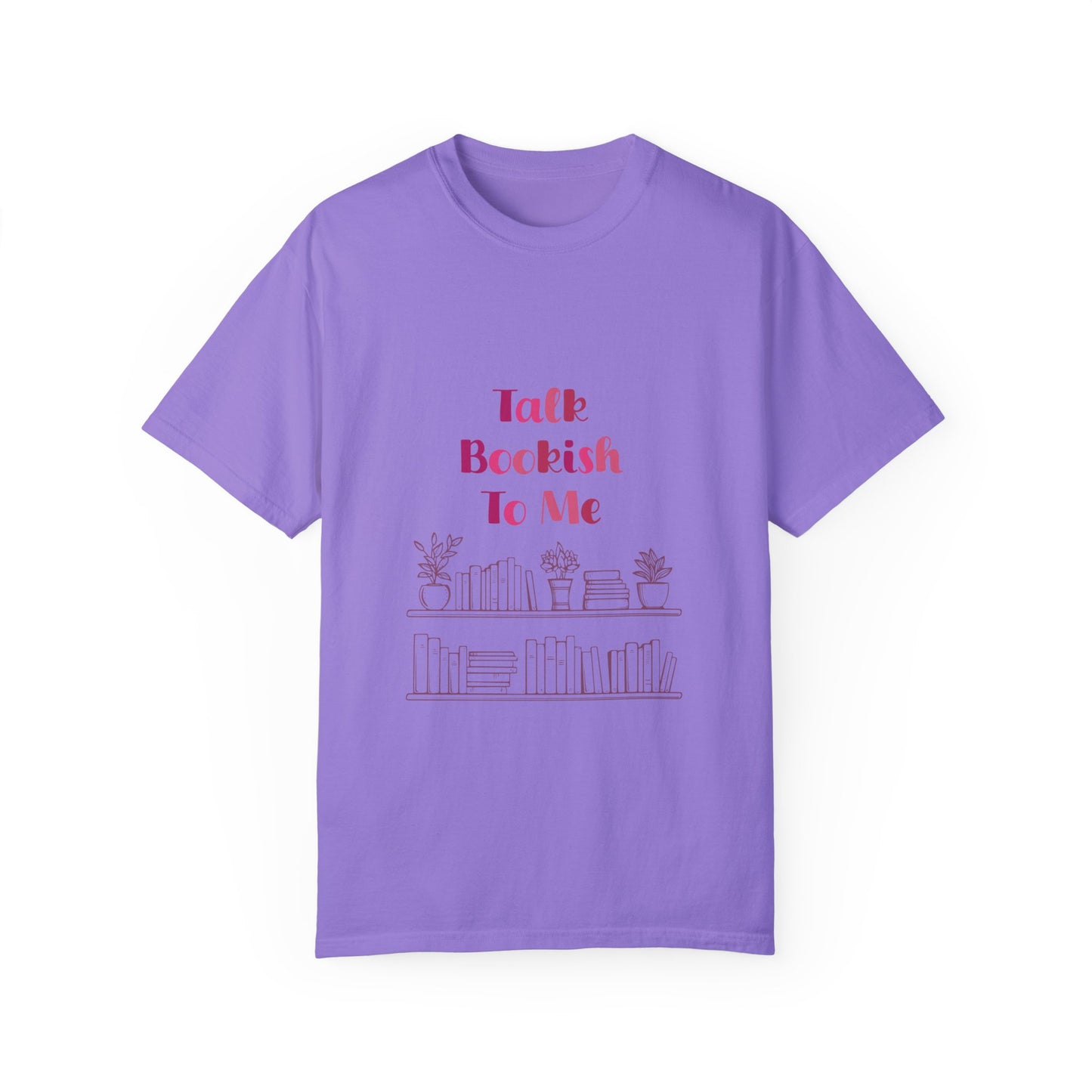 Talk Bookish To Me T-shirt Violet
