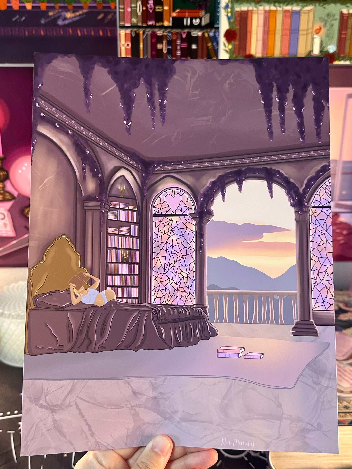 Wisteria House Art Print