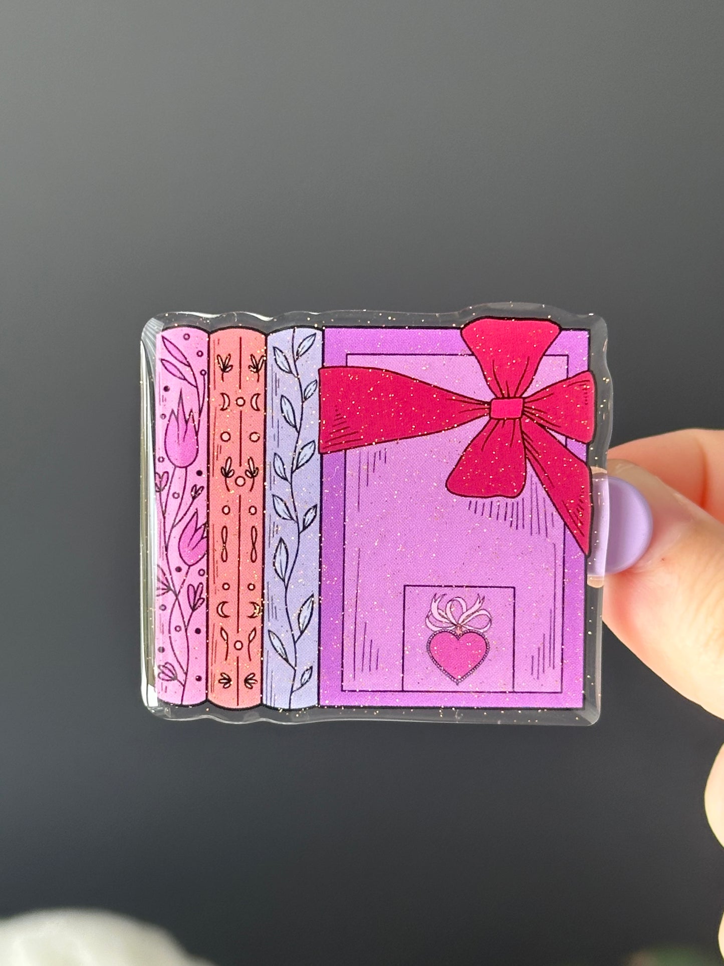 Enchanted Books Hair Clip