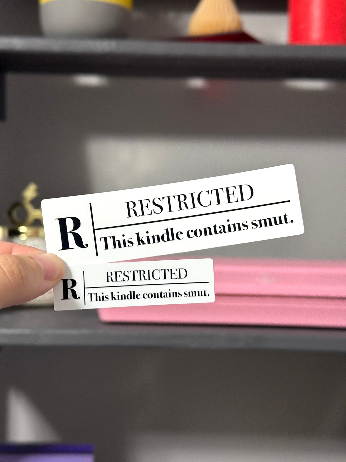Rated R Kindle Sticker