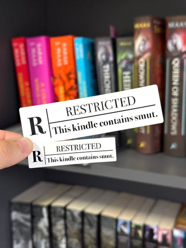 Rated R Kindle Sticker