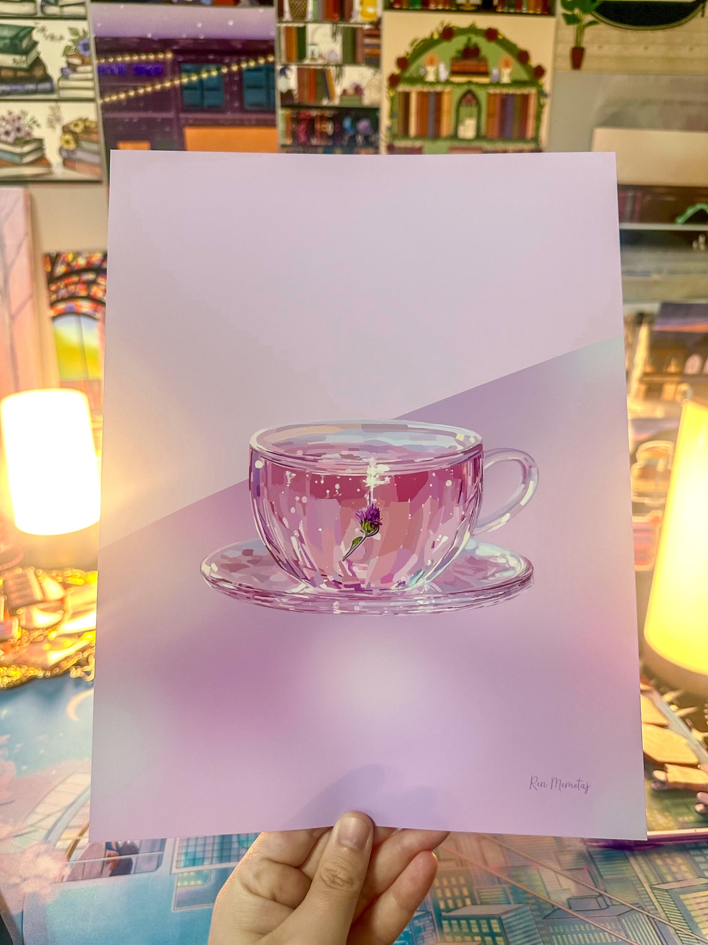 Fairycore Teacup Art Print