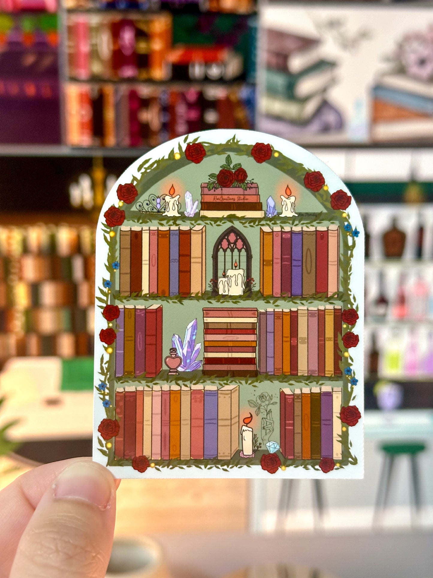 The Fairytale Bookshelf Sticker
