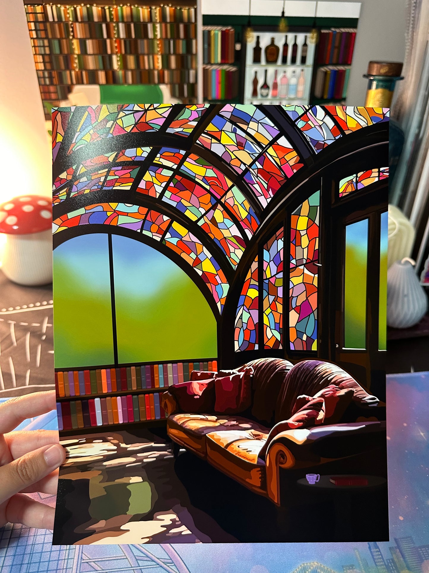 The Readers Solarium Art Print