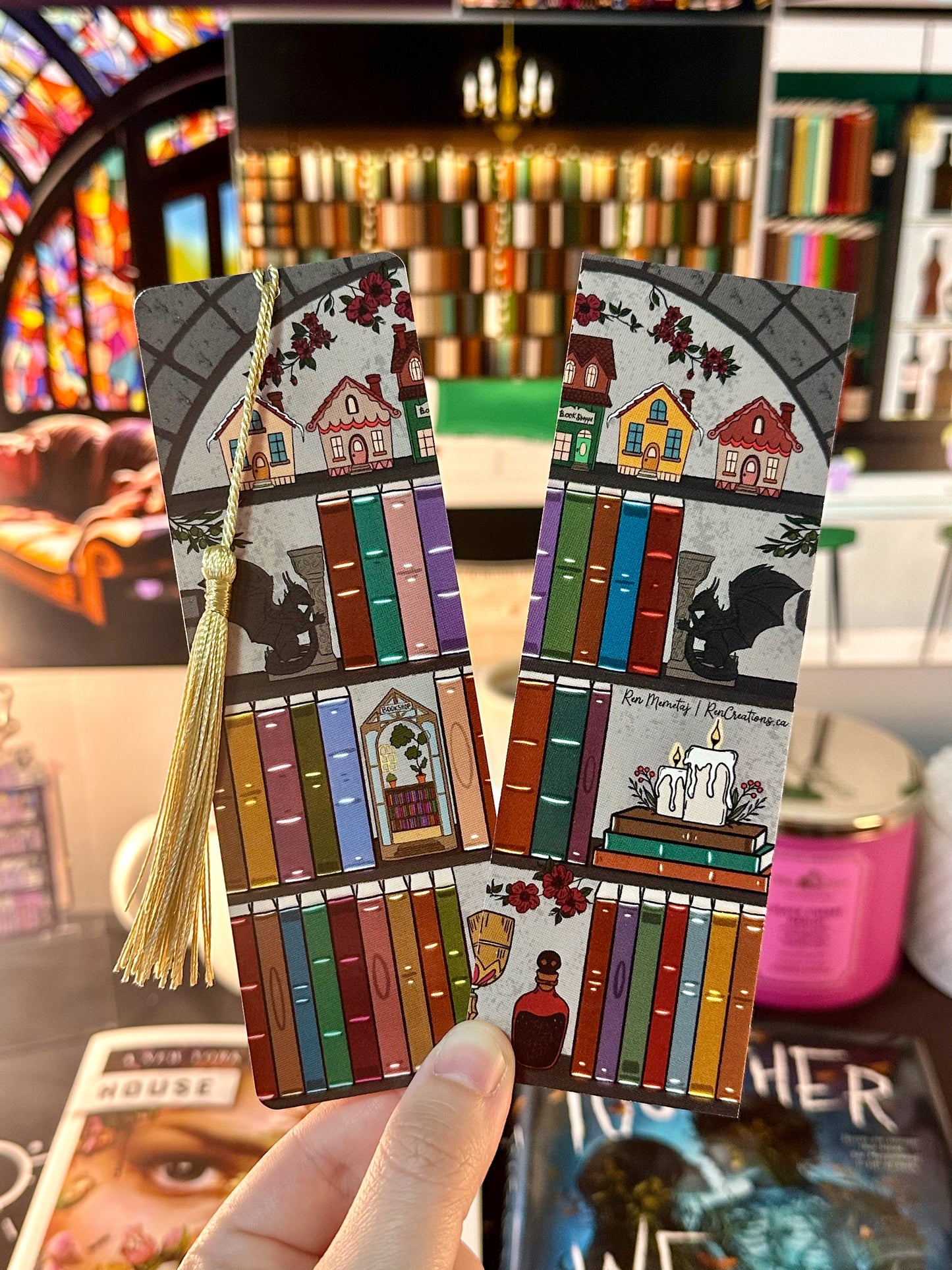 The Fantasy Bookshelf Bookmark