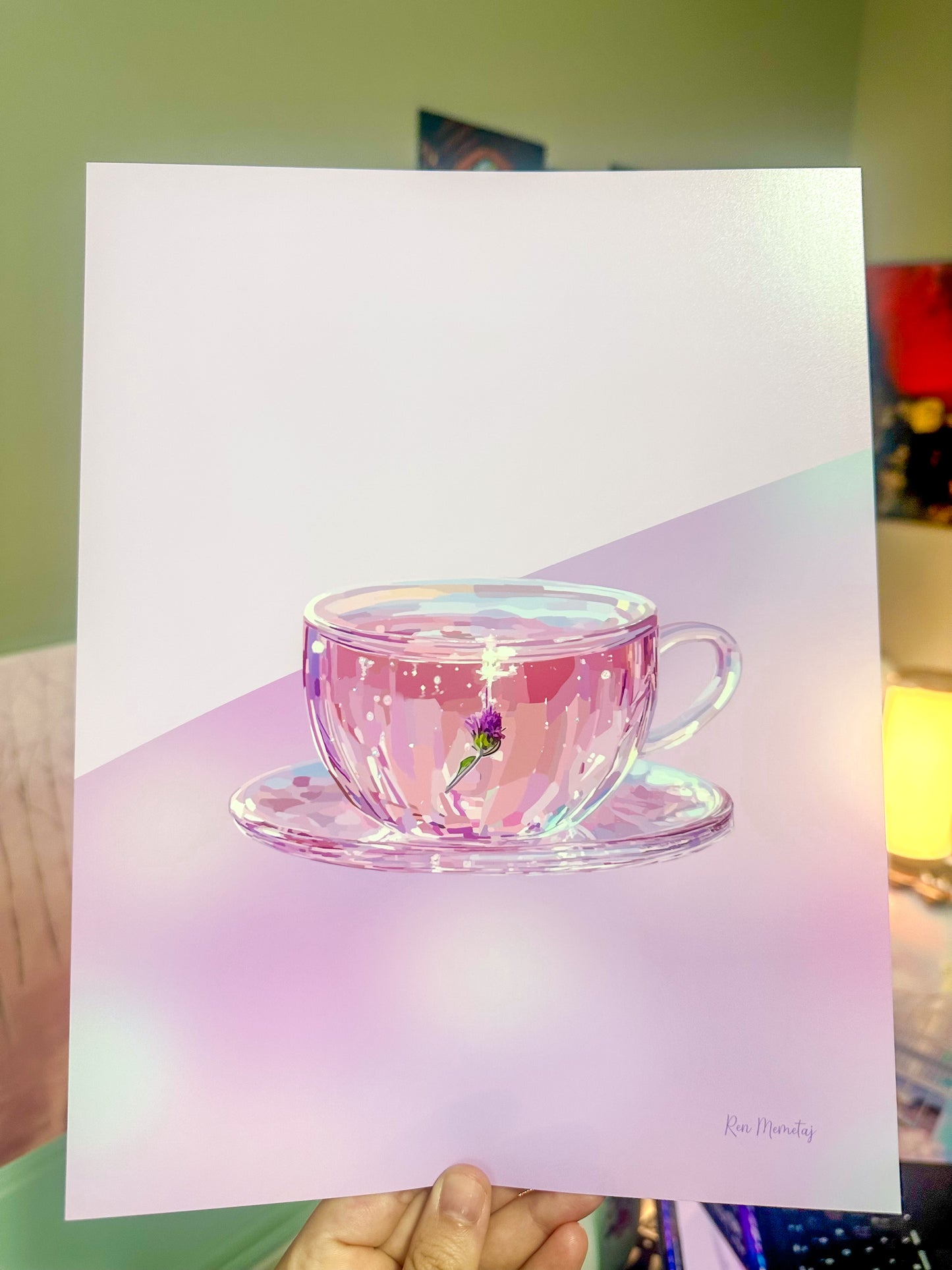 Fairycore Teacup Art Print