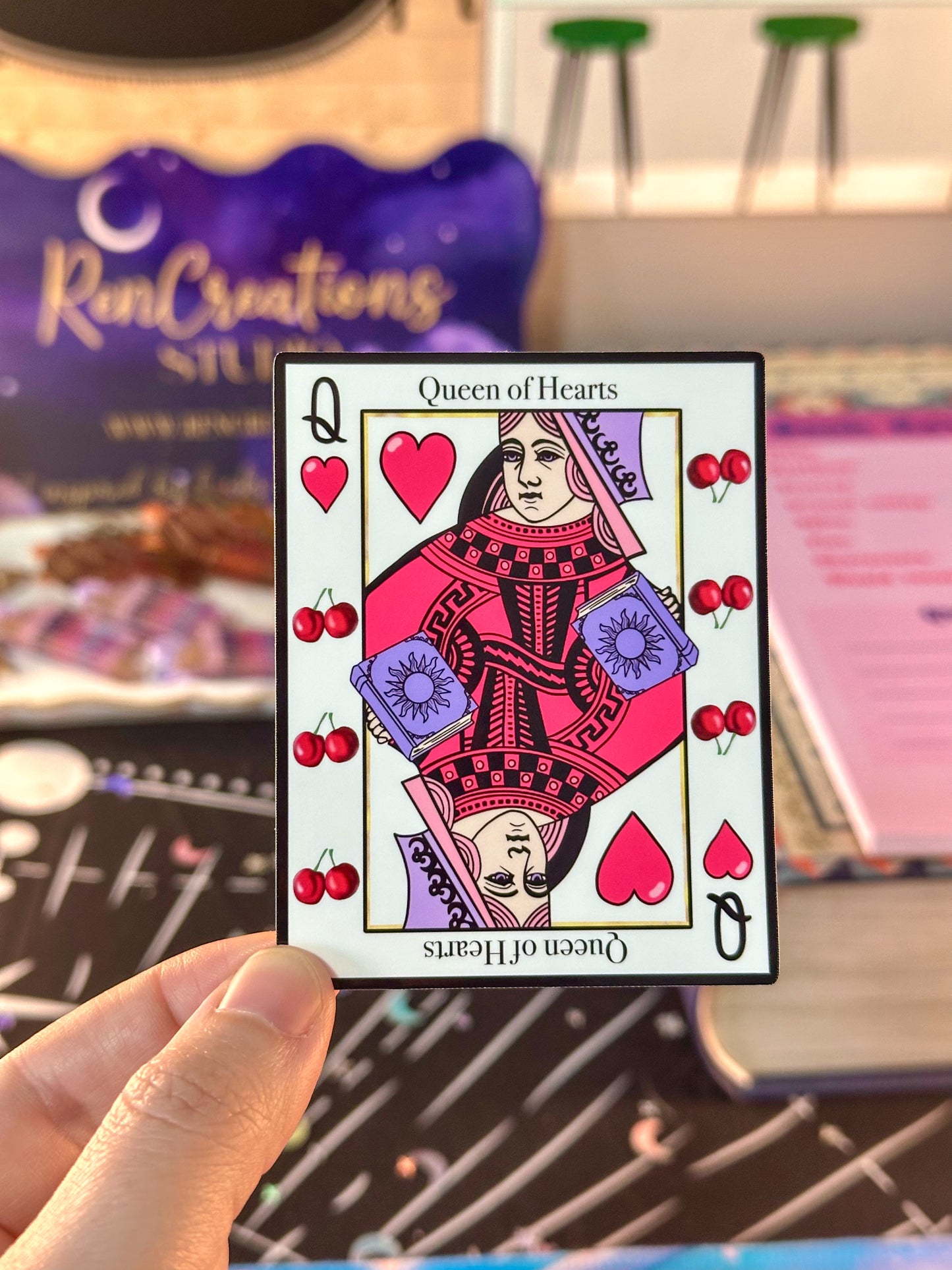 Queen Of Hearts Sticker