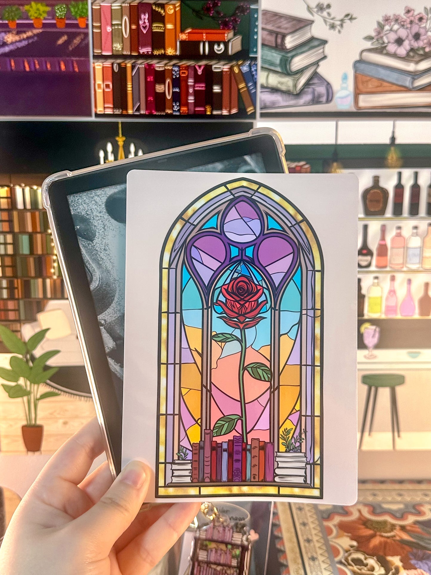 The Light Court E-Reader Sticker Insert