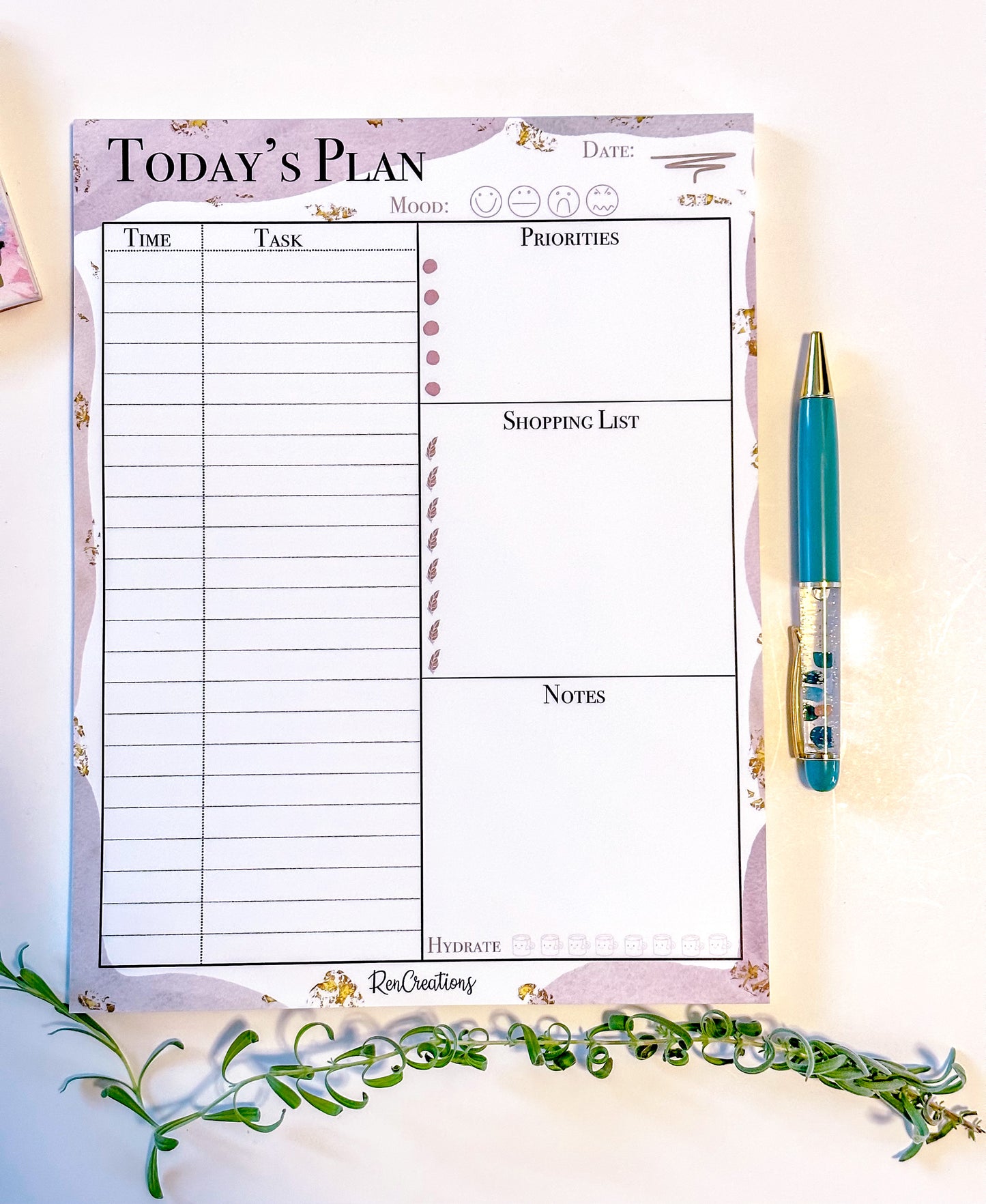 Watercolours Notepad 8.5” x 11”