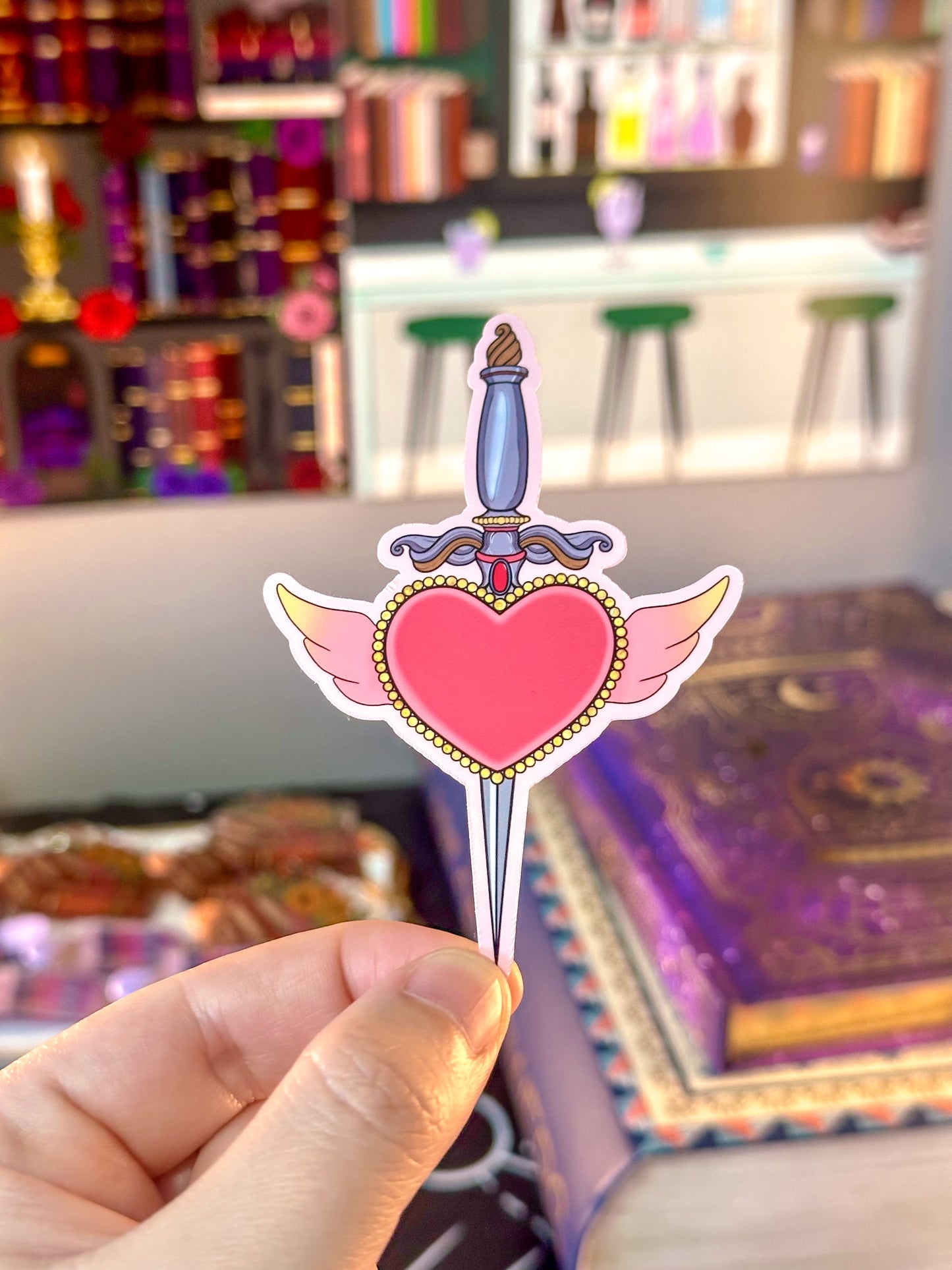 Heart Wielder Romantasy Sticker