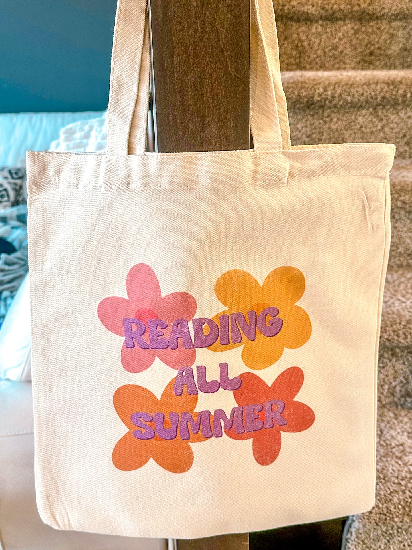 Reading All Summer Tote Bag