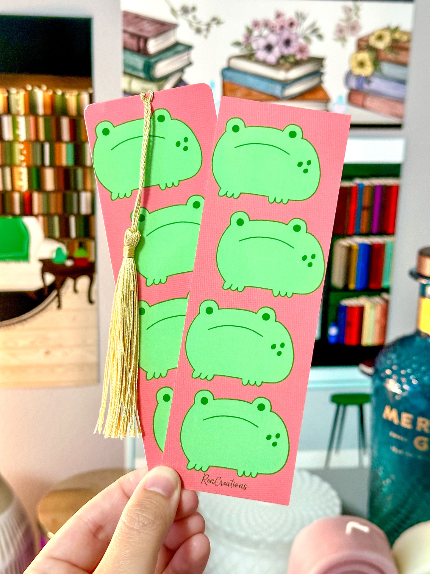 Sad Froggies Bookmark