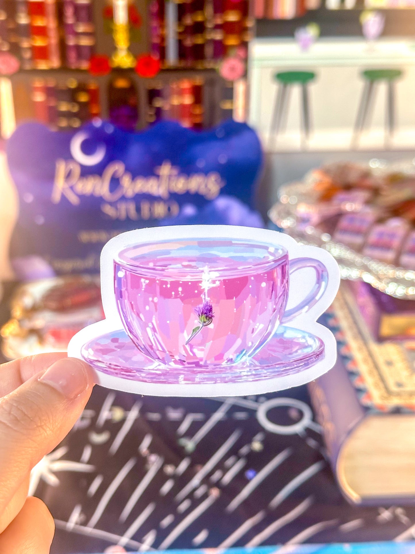 Fairycore Teacup Sticker