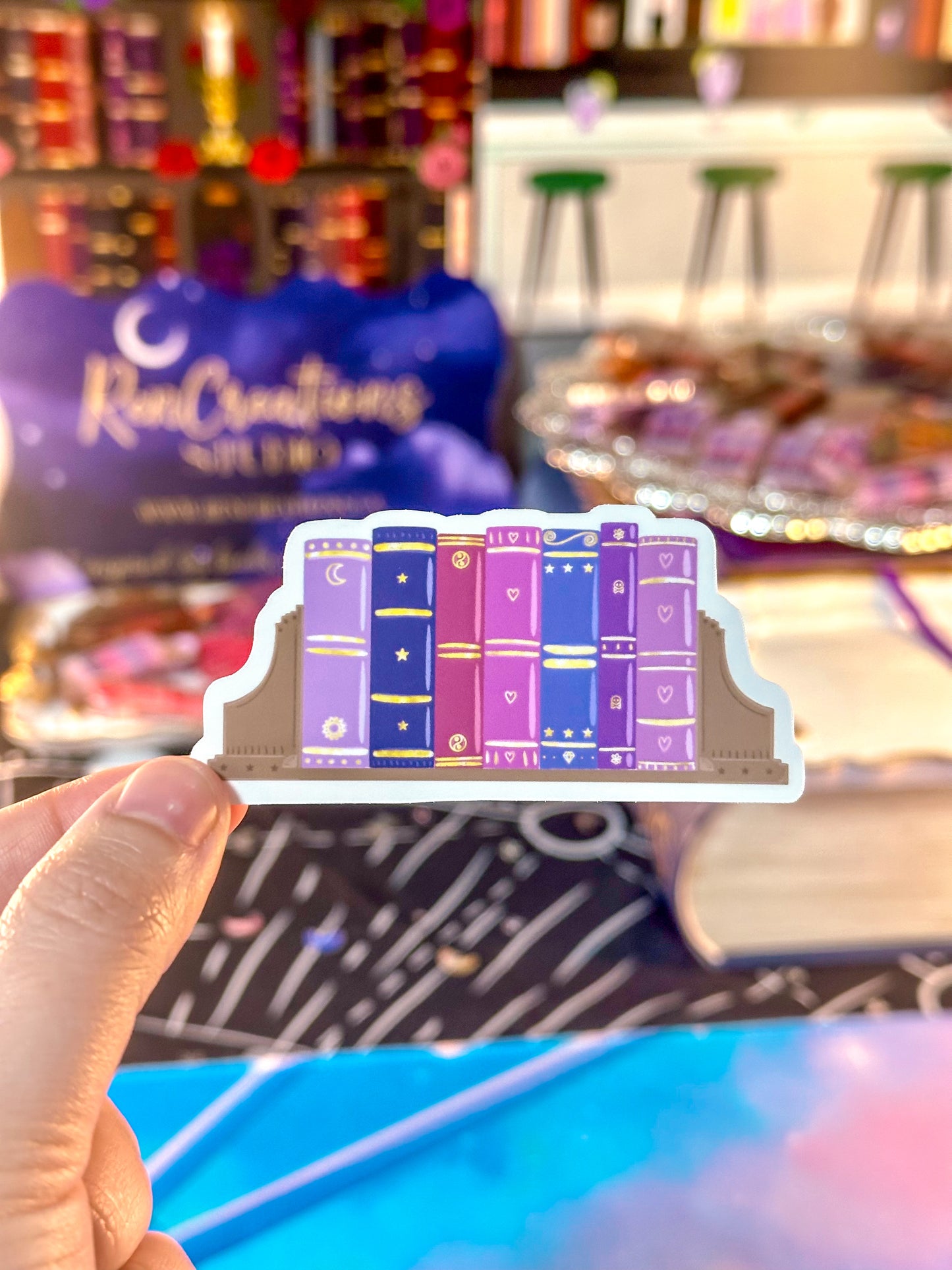 Books & Bookends Sticker