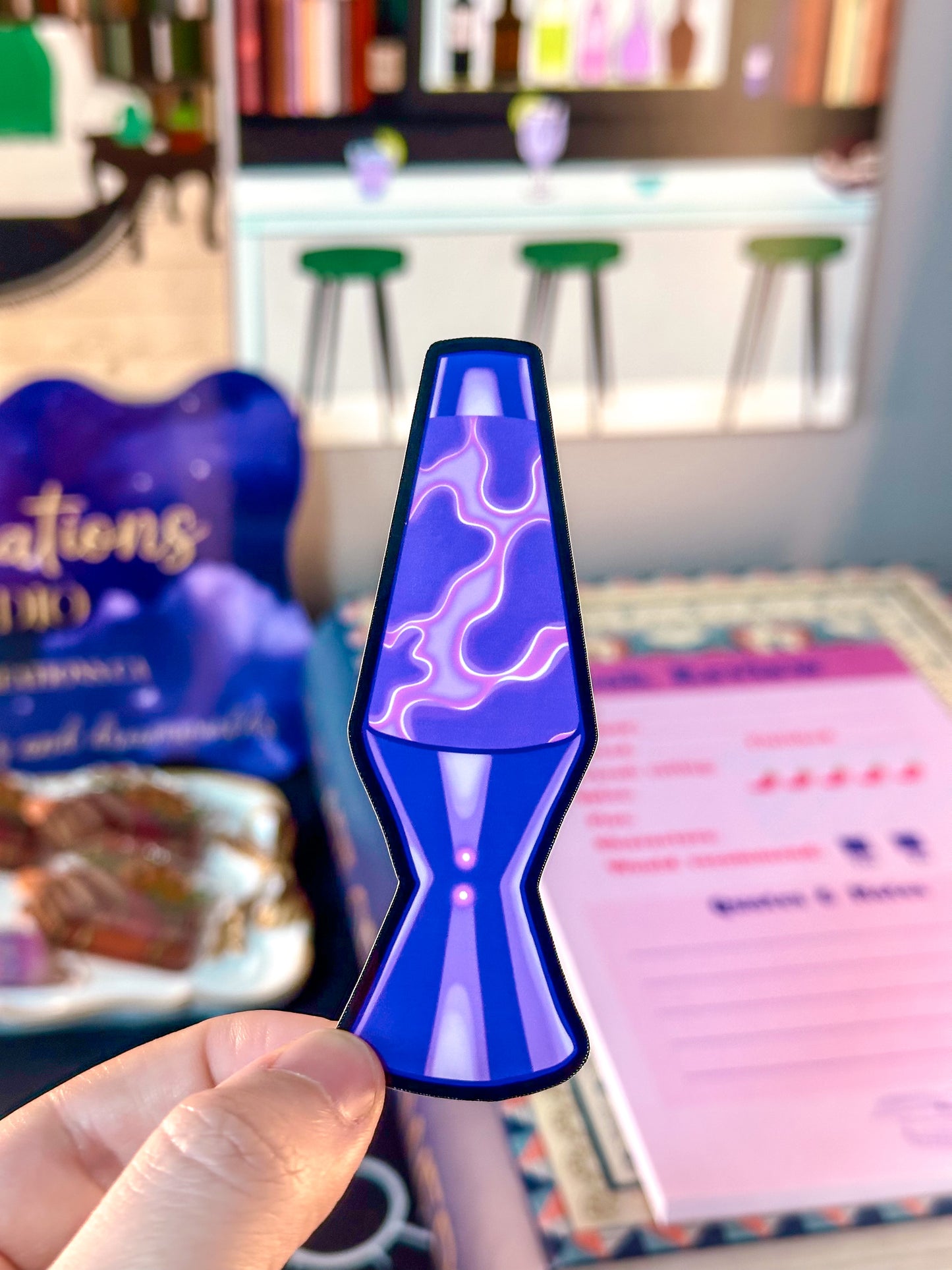 Wicked Violet Lava Lamp Sticker