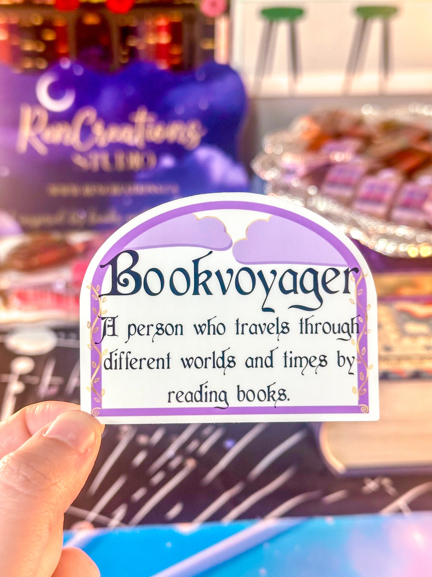 Bookvoyager Sticker