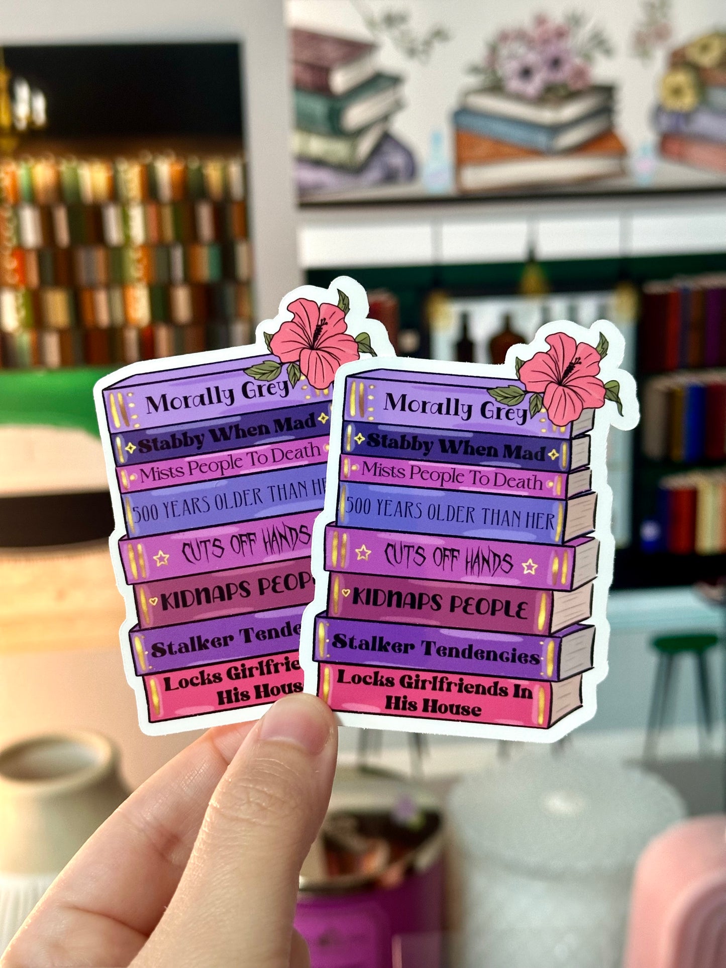 Fictional Men And Their Problems Vinyl Sticker