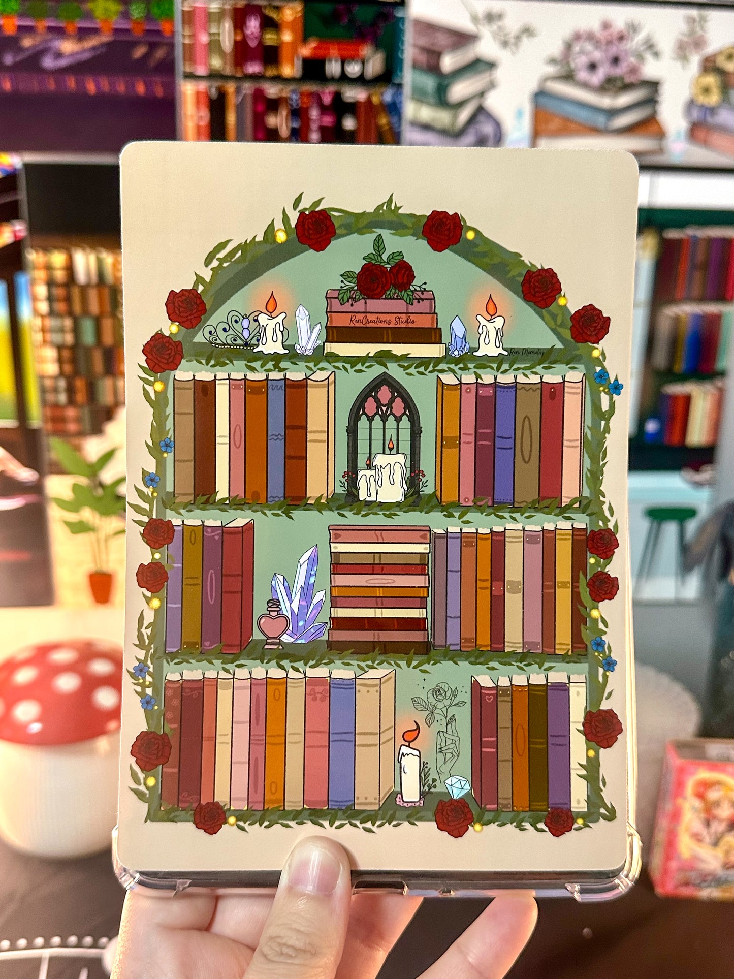 The Fairytale Bookshelf E-Reader Sticker Insert