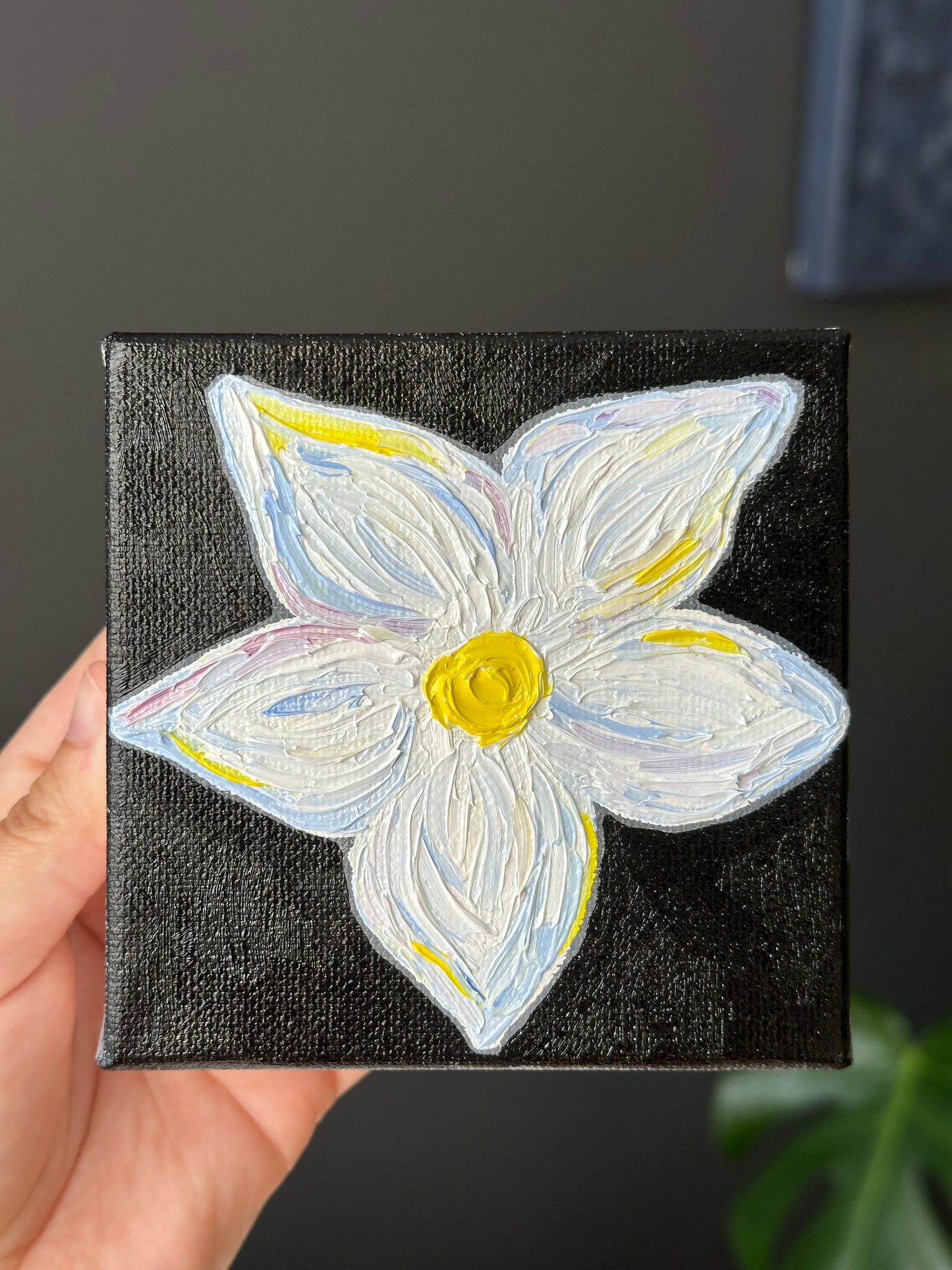 Jasmine Flower Oil Painting