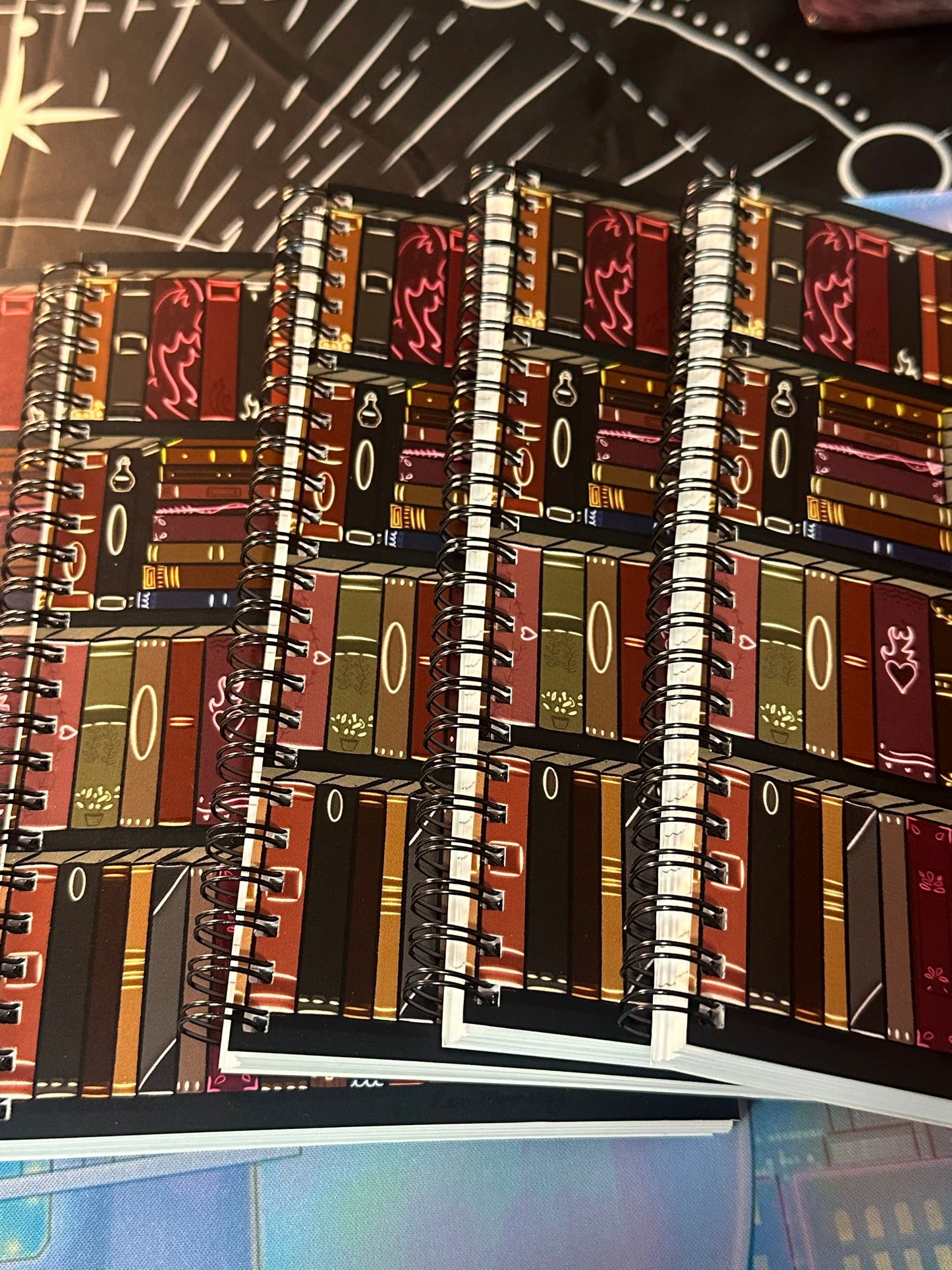 The Illuminated Bookshelf Notebook