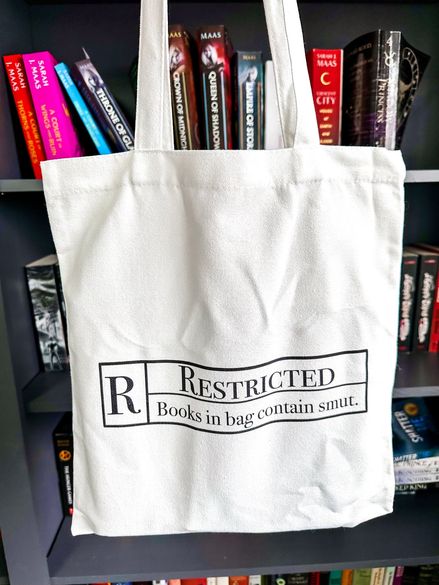 Rated R Books In Bag Contain Smut Tote Bag