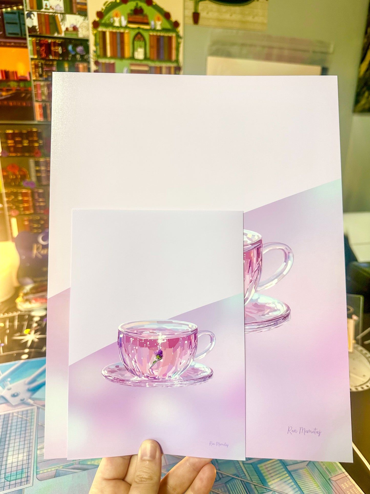Fairycore Teacup Art Print
