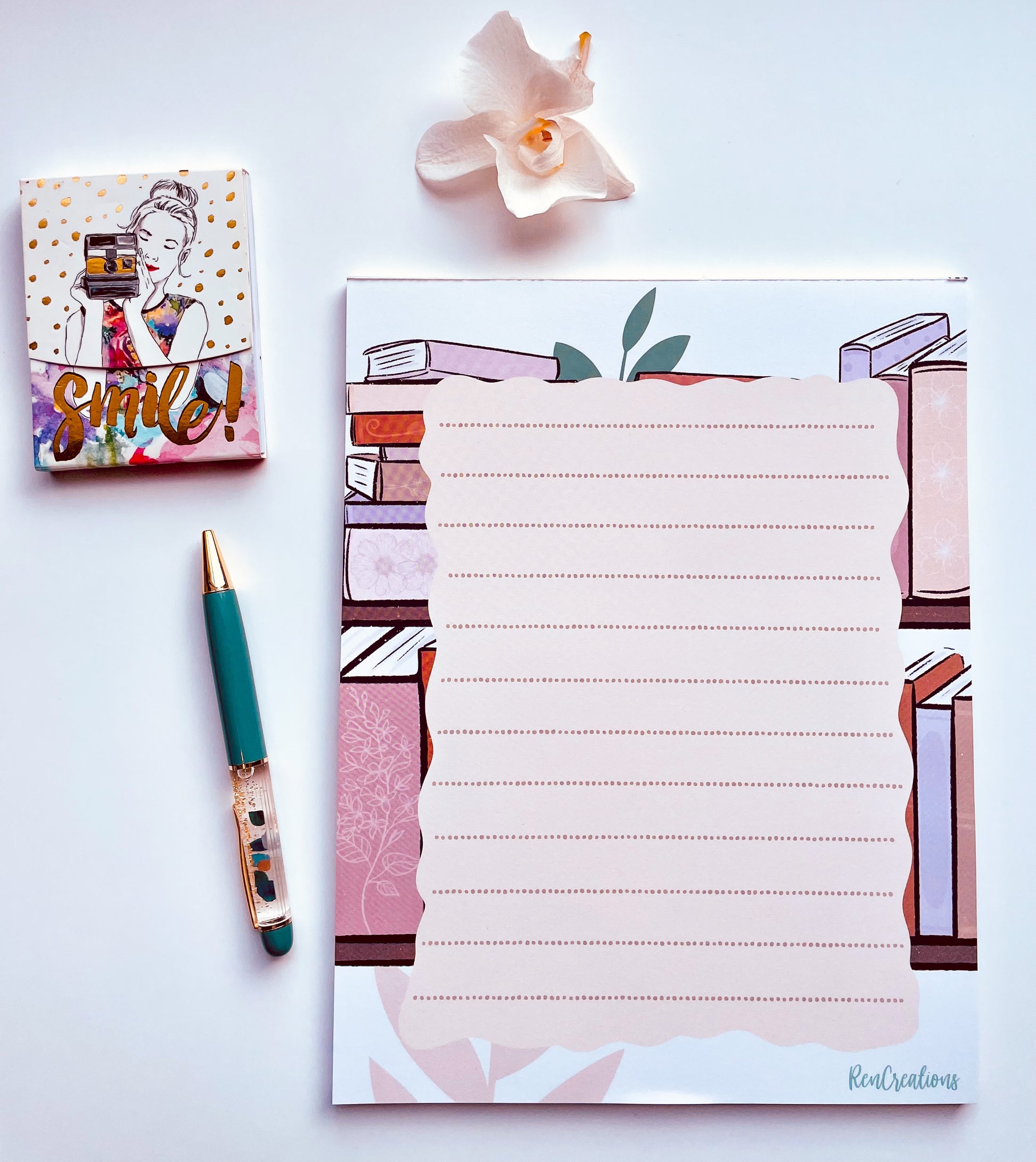 Light Academia Notepad 8.5” x 11”