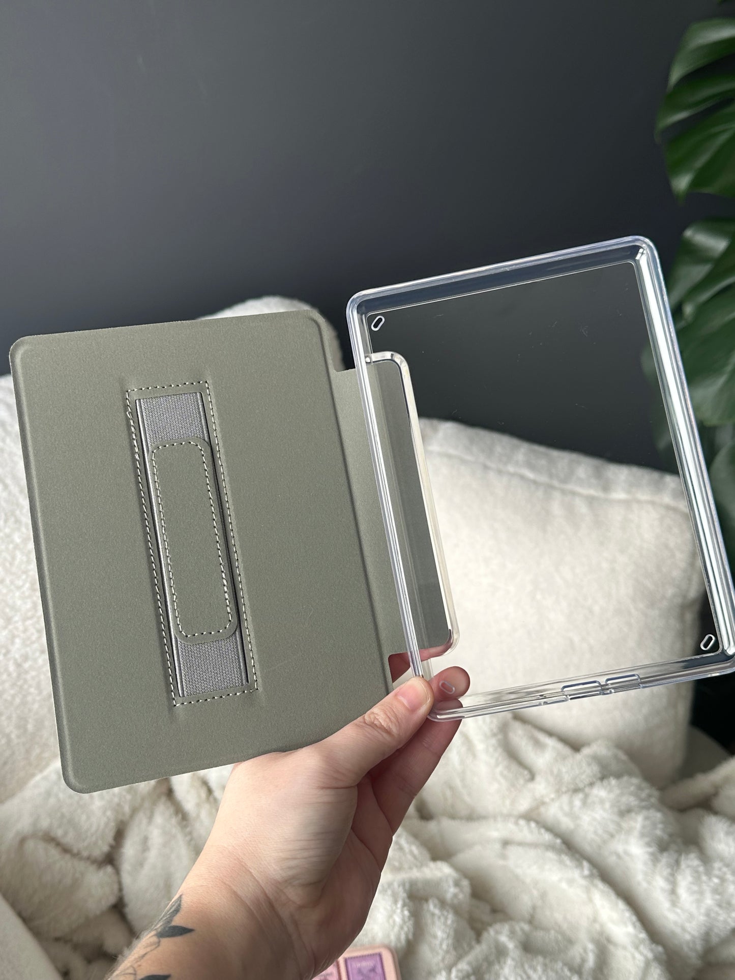 Bookish Stamps Kindle Paperwhite Case With Clear Back