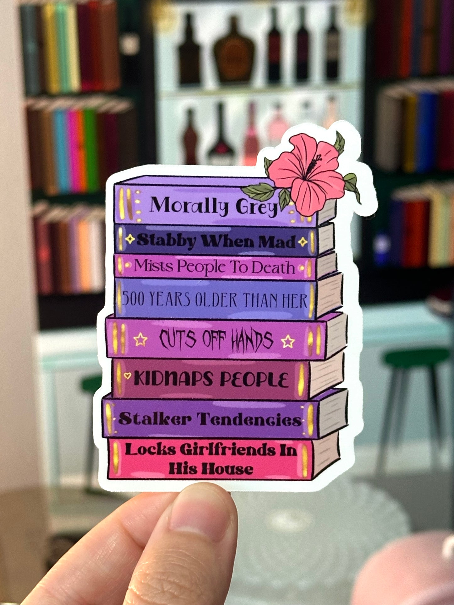 Fictional Men And Their Problems Vinyl Sticker