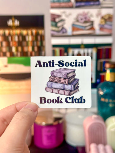 Anti-Social Book Club Sticker