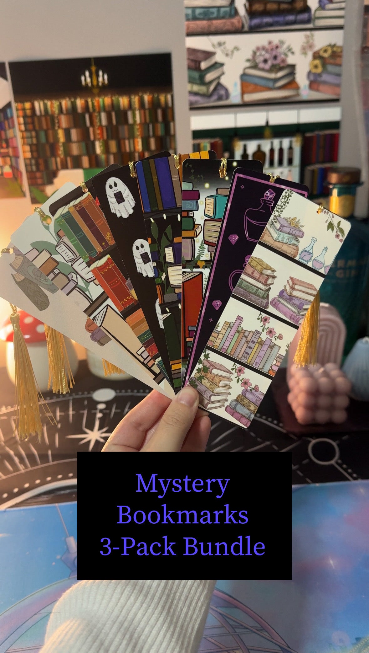 Mystery 3 Pack of Bookmarks