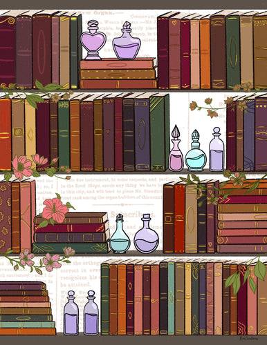 Bookshelf I Colouring Page | Digital Download