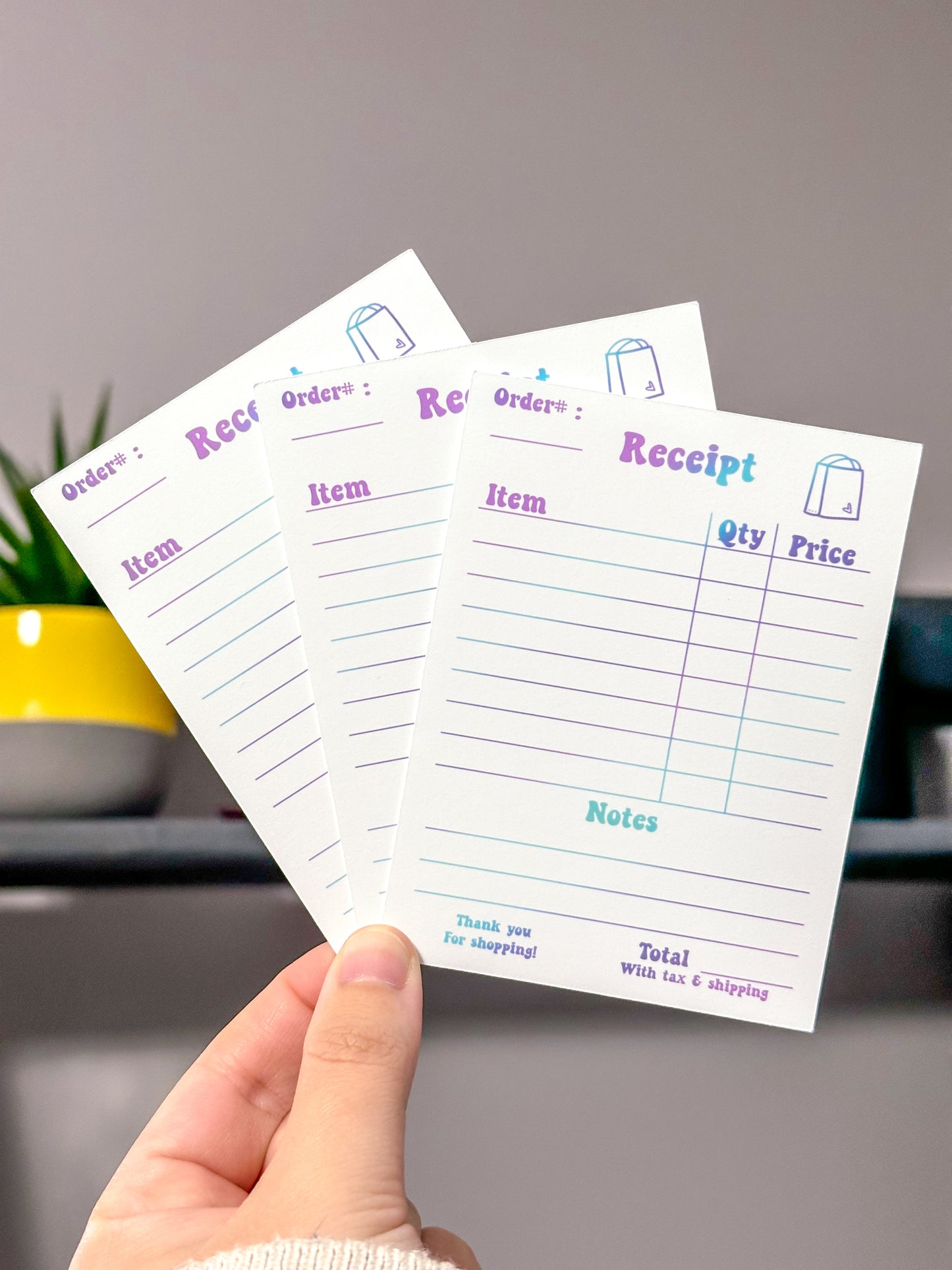 Receipt for Small Business - Cotton Candy | Digital Download