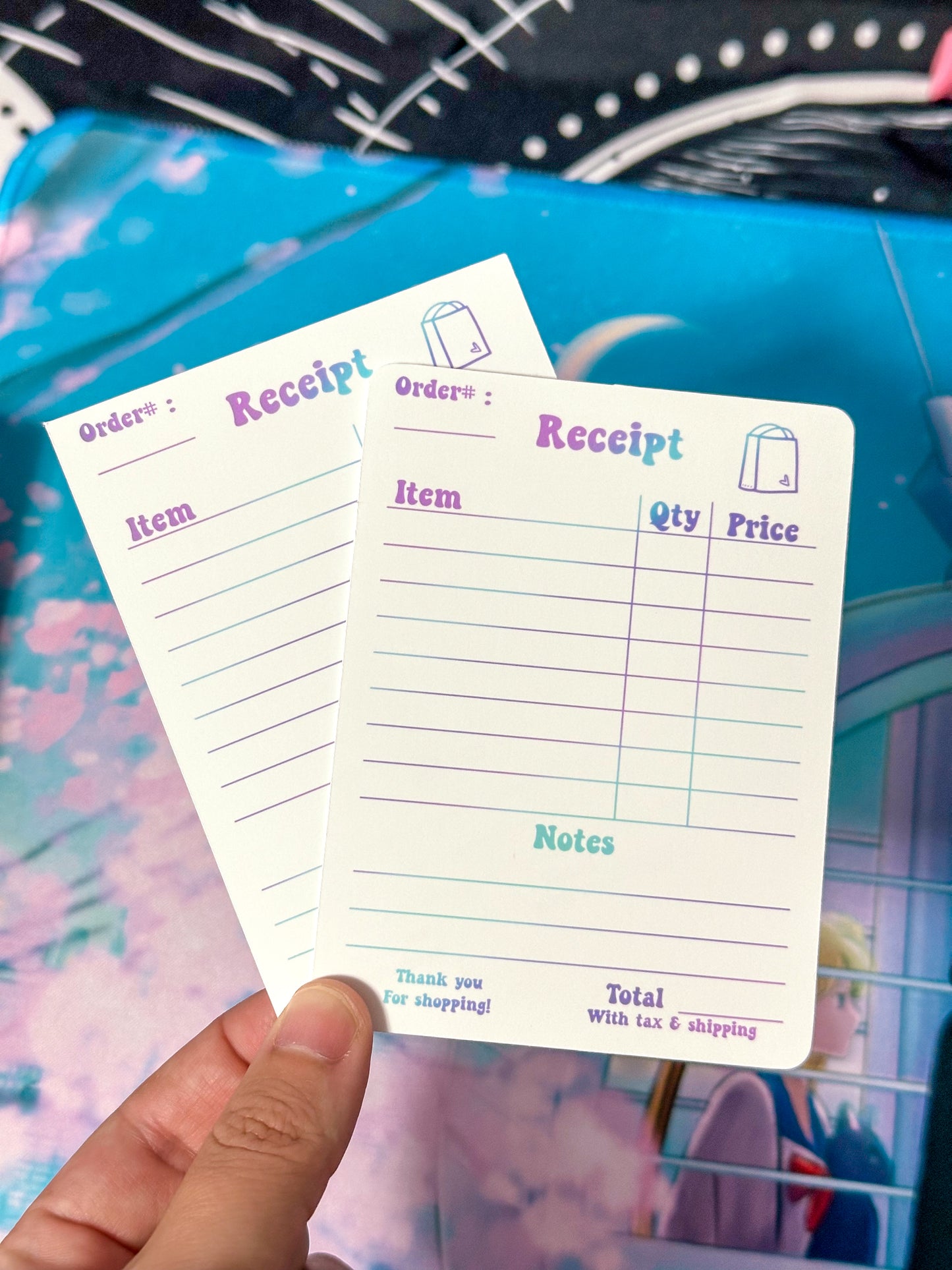 Receipt for Small Business - Cotton Candy | Digital Download