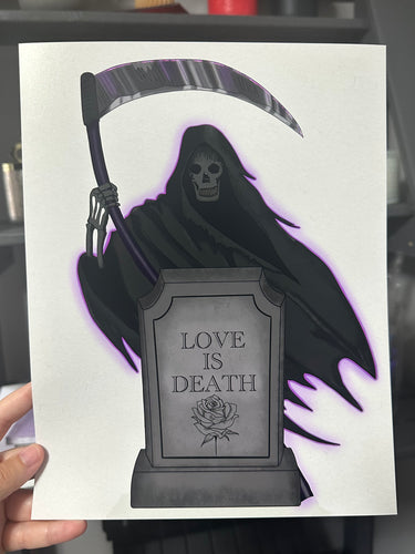 Love Is Death Art Print