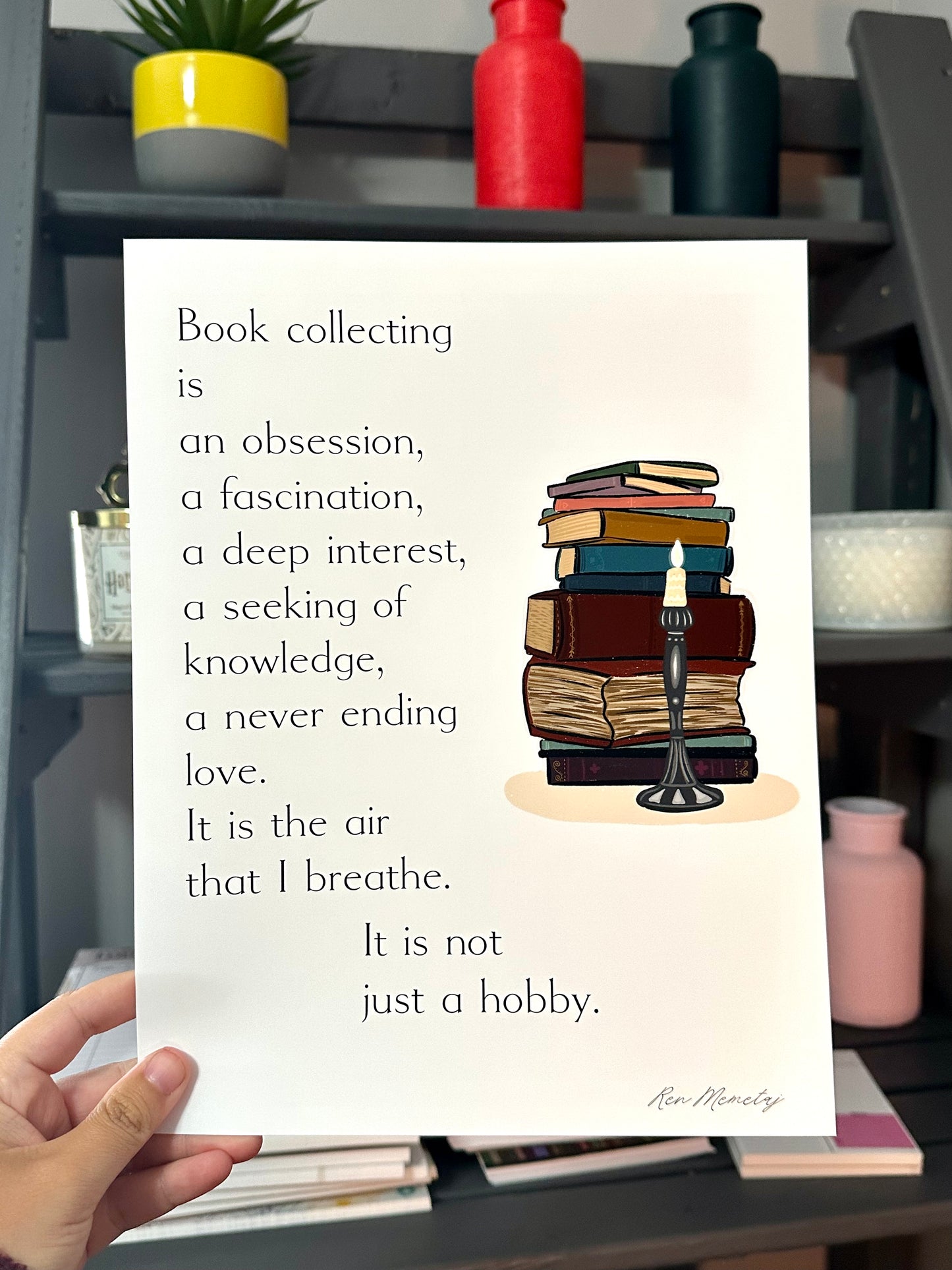 Book Collecting Print