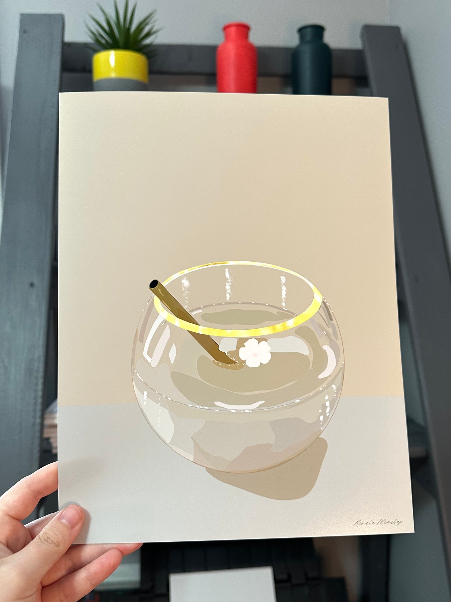 White Wine Cocktail Print