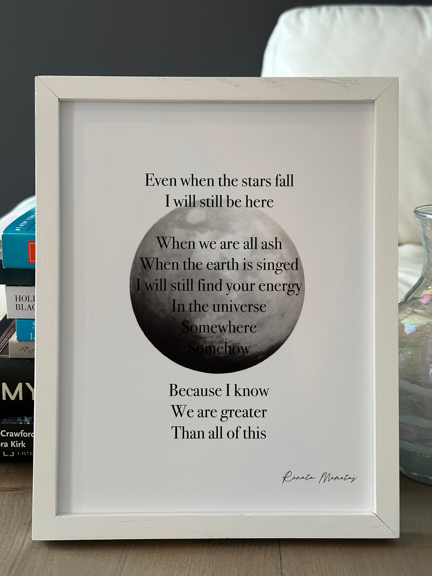 Starfall Poem Print