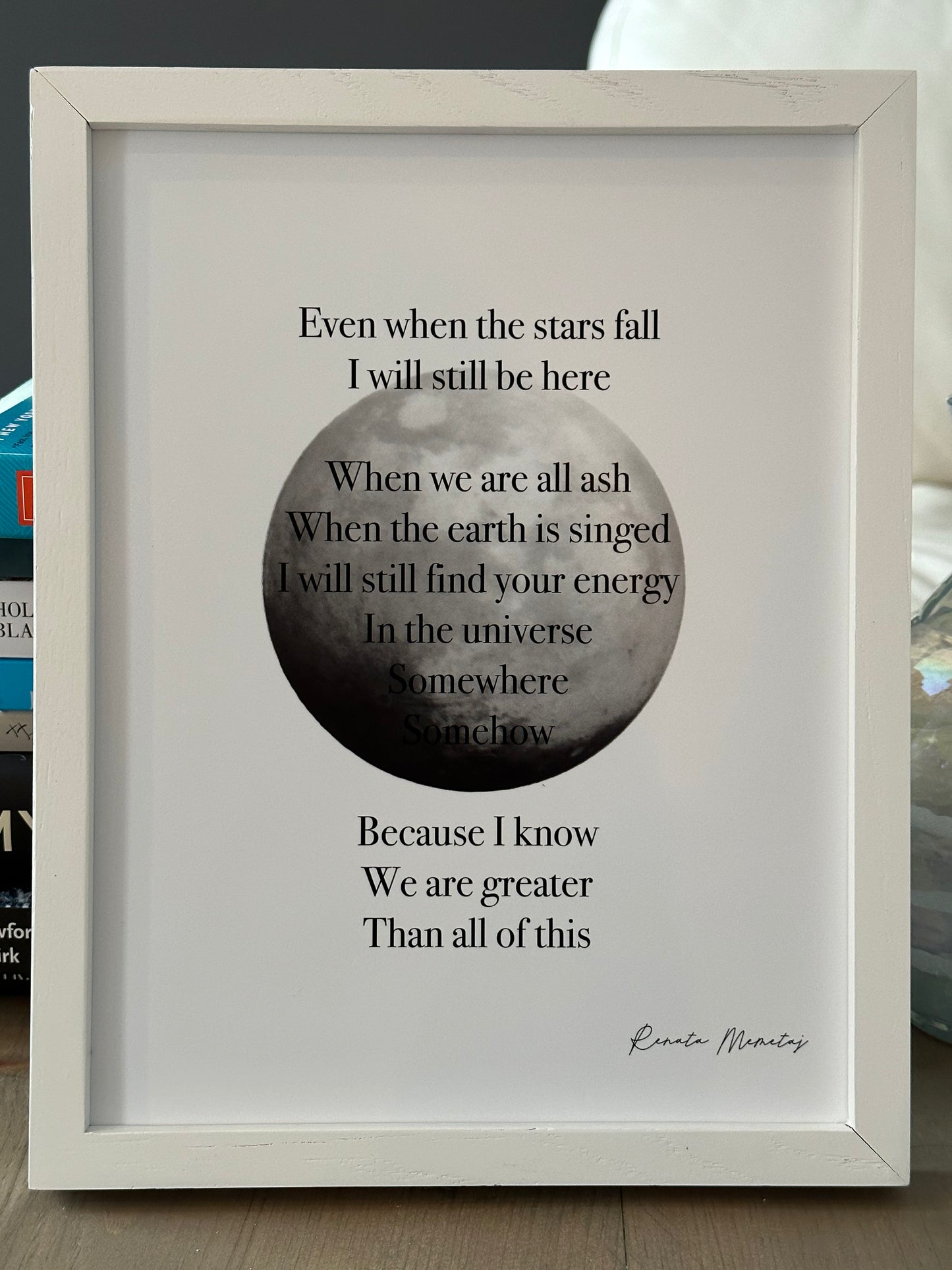 Starfall Poem Print