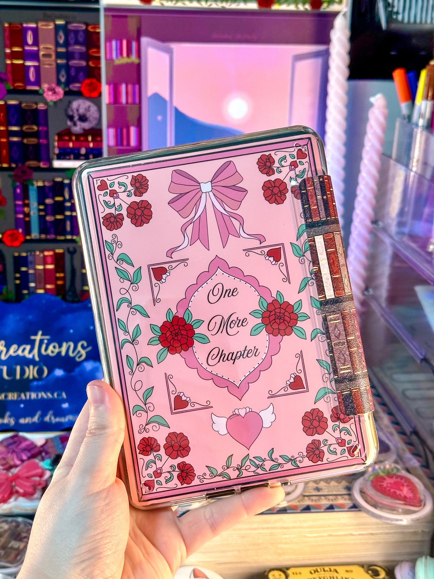 Just One More Chapter E-Reader Sticker Insert