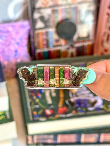 The Fantasy Book Lover Hair Clip - Teal