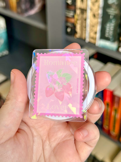 Romance Lover Stamp Holographic Magnetic Device Grip