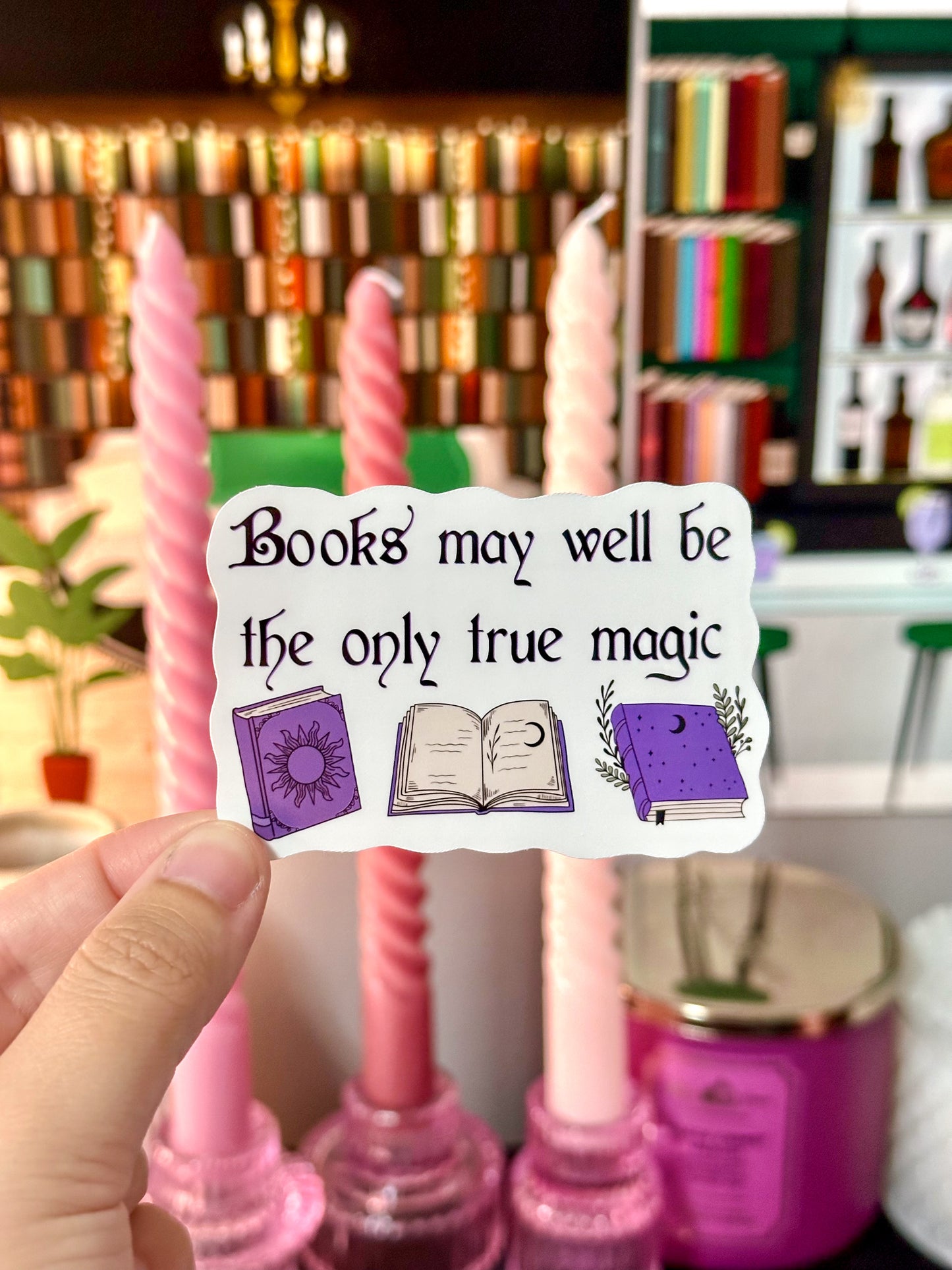 Books Are Magic Sticker