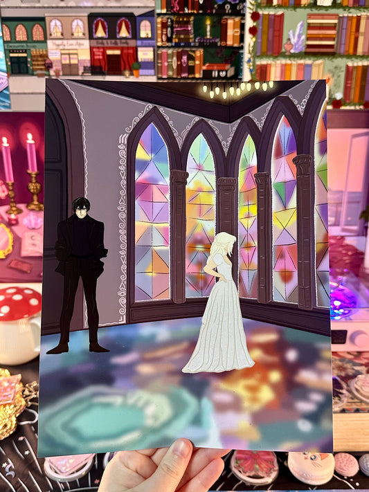 Between Staying And Becoming Art Print