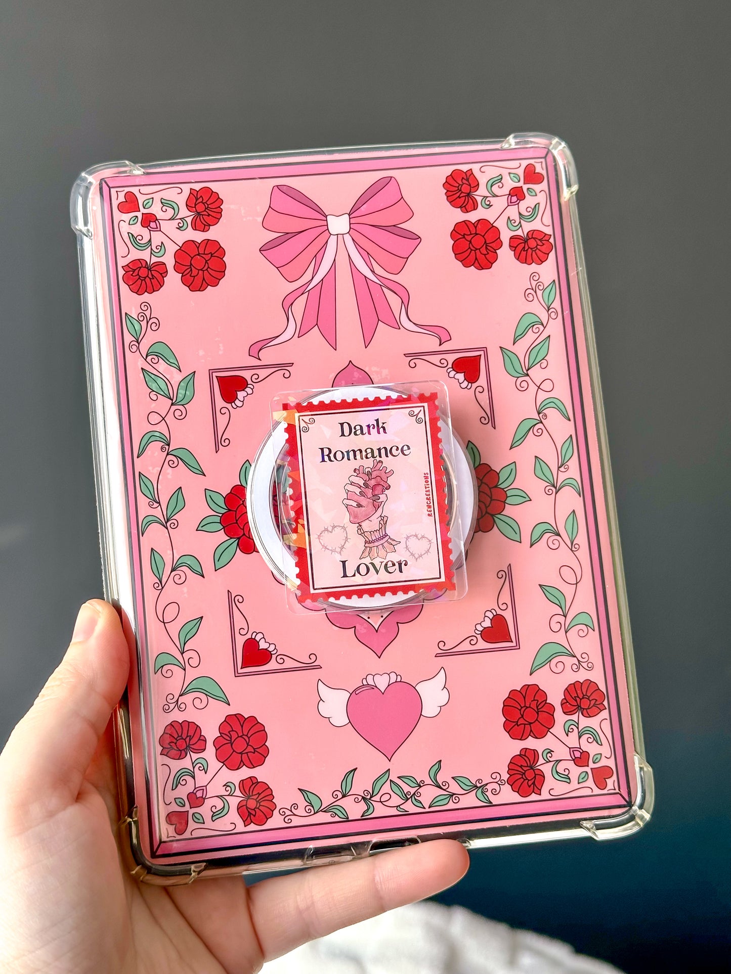 Dark Romance Stamp Holographic Magnetic Device Grip