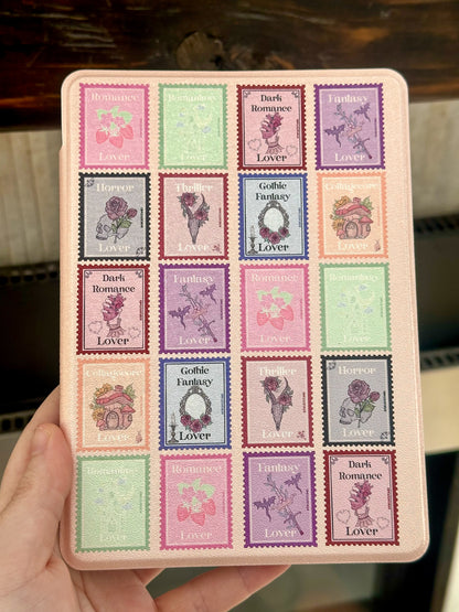 Bookish Stamps Kindle Paperwhite Case With Clear Back